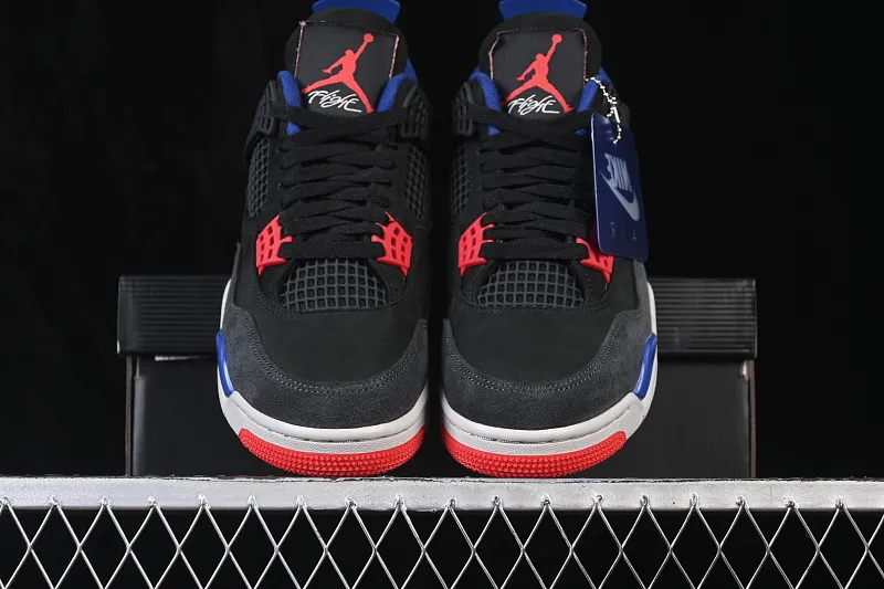 All categories Air Jordan Jordan series basketball shoes Air Jordan 4 LJR version Air Jordan 4 Retro "Lase" AJ4 Joe 4 black gray blue color FV5029-003